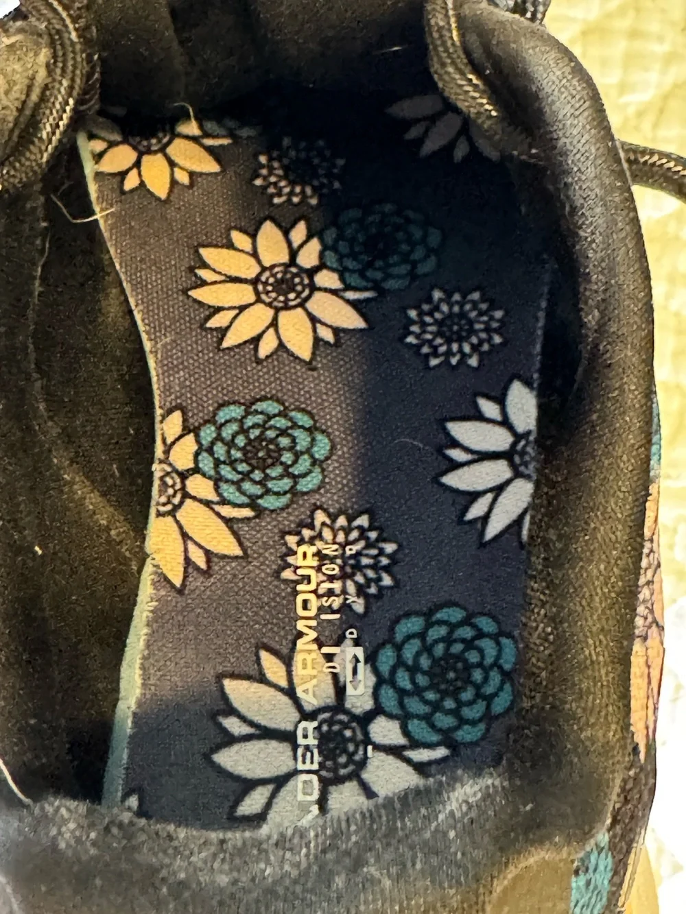 Under Armour Charged RC Womens Running Trainers Floral Print 9.5 M - Picture 10 of 14